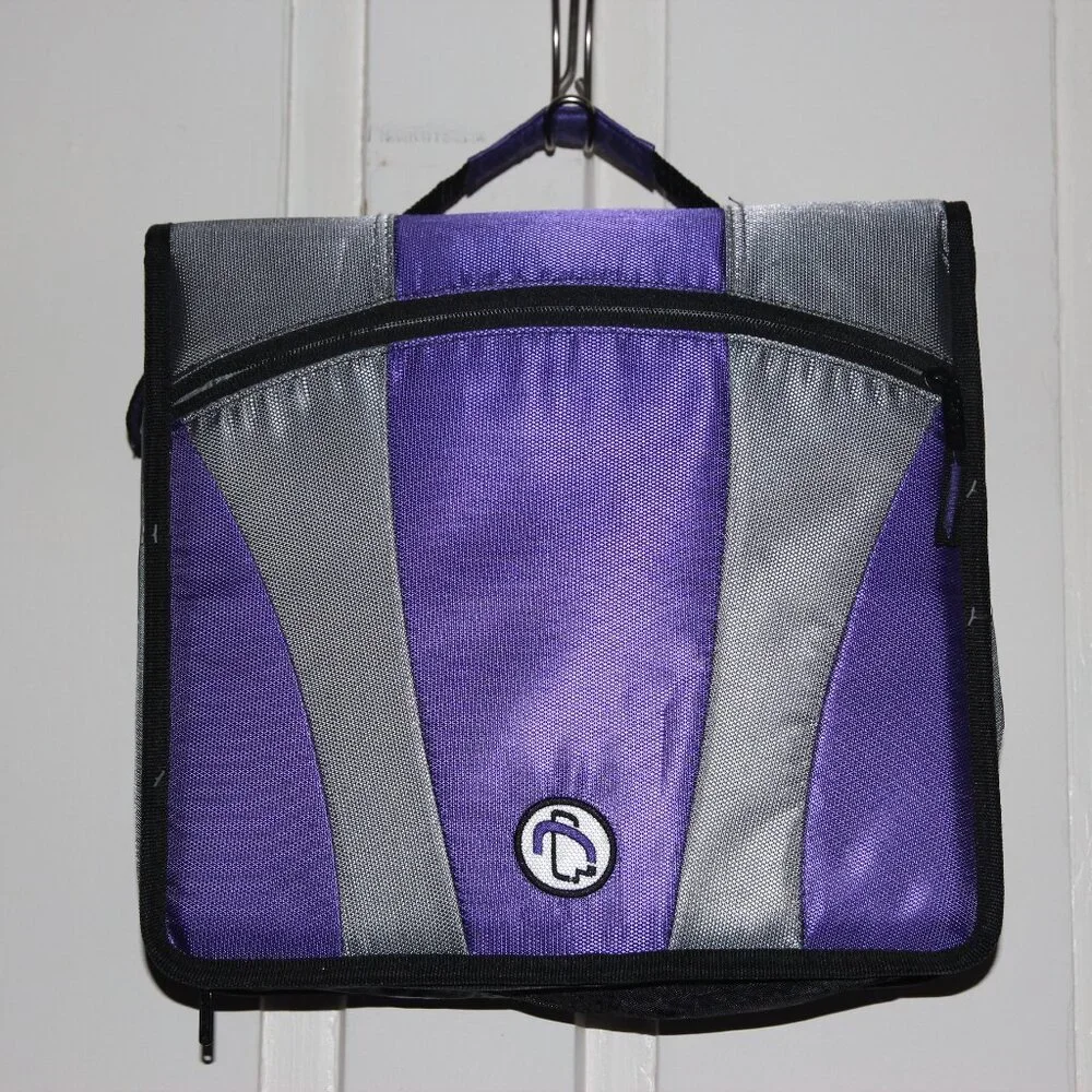 Purple Case-it Binder with Insert Organizer and Expandable folder Organizer